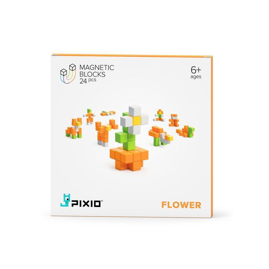 Flower - 24 Blocks - Pixio-Pixio-The Red Balloon Toy Store