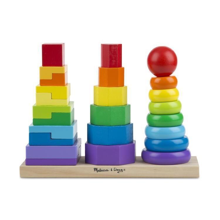 Geometric Stacker-Melissa & Doug-The Red Balloon Toy Store