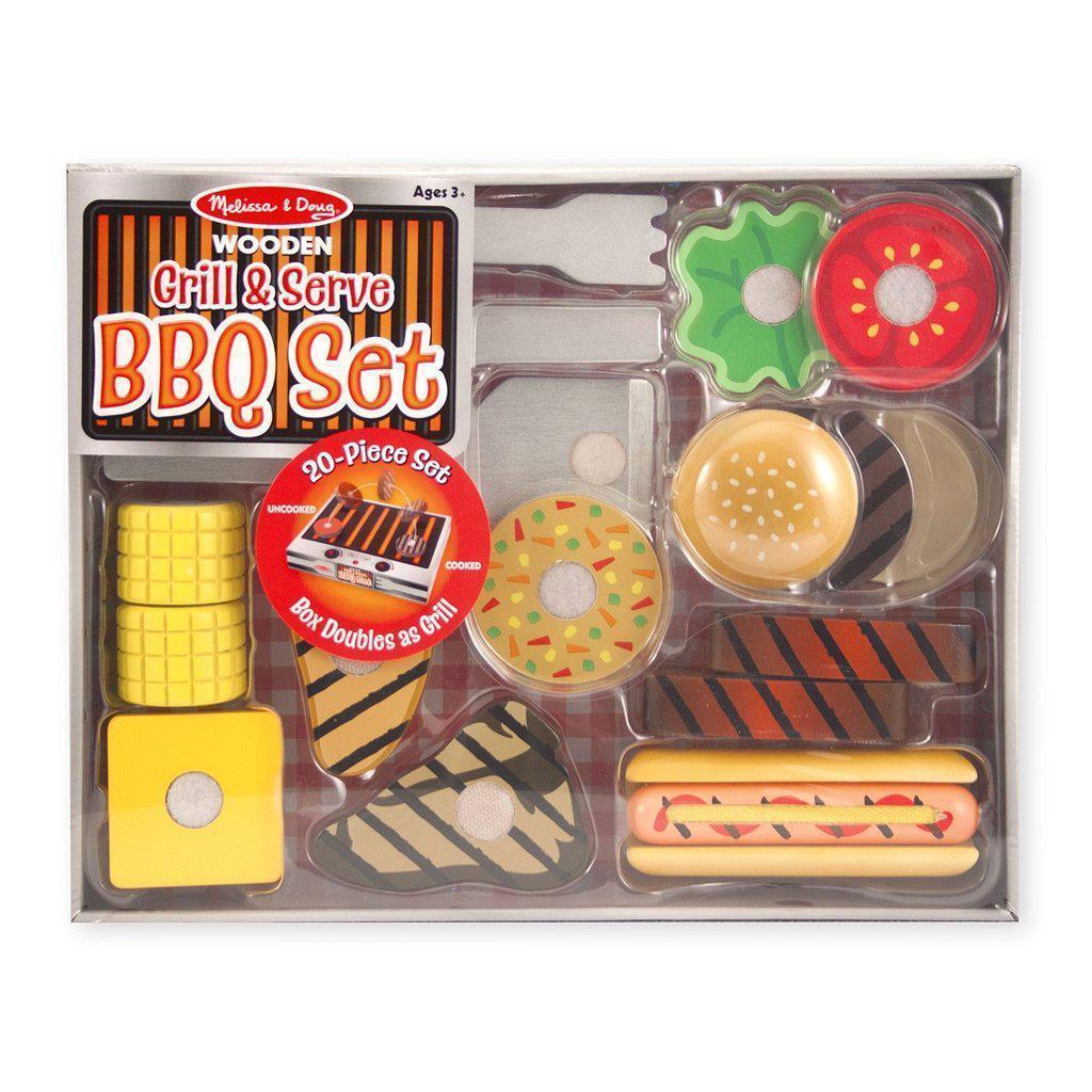 Grill & Serve BBQ Set-Melissa & Doug-The Red Balloon Toy Store