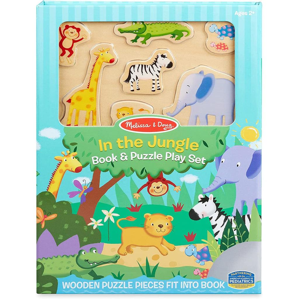 In the Jungle Book & Puzzle Play Set-Melissa & Doug-The Red Balloon Toy Store