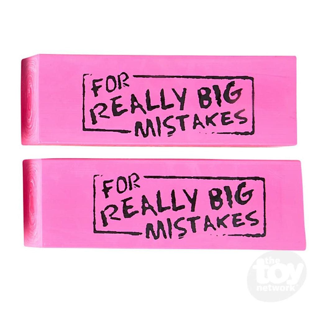 Jumbo Eraser for Big Mistakes-The Toy Network-The Red Balloon Toy Store