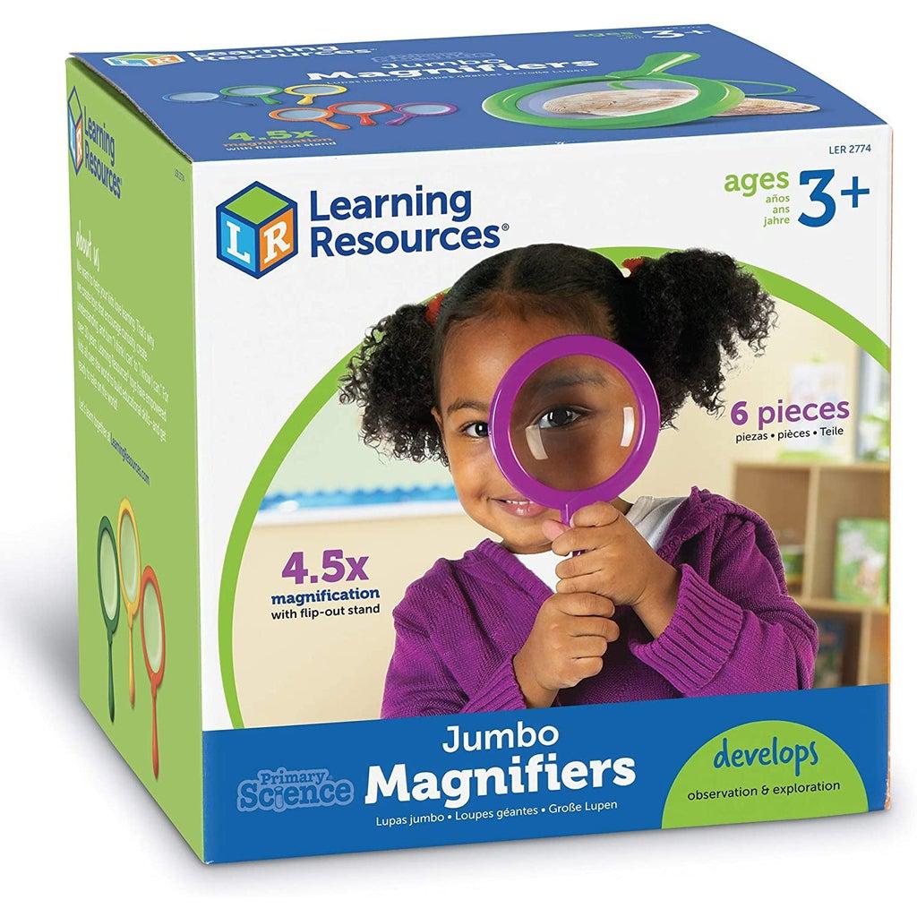 Jumbo Magnifiers (Set of 6)-Learning Resources-The Red Balloon Toy Store