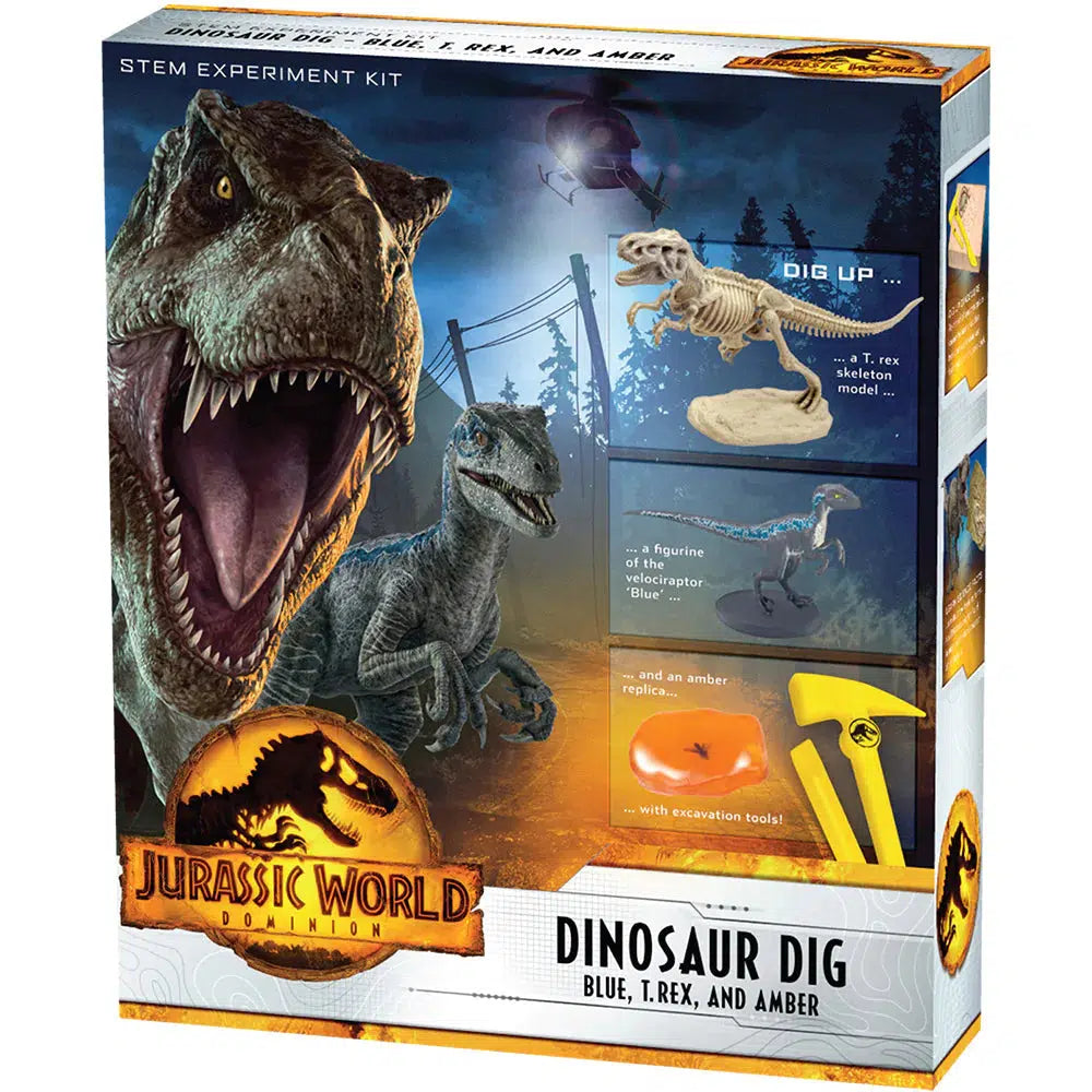 Jurassic World: Dinosaur Dig - Blue, T. Rex, and Amber-Thames & Kosmos-The Red Balloon Toy Store