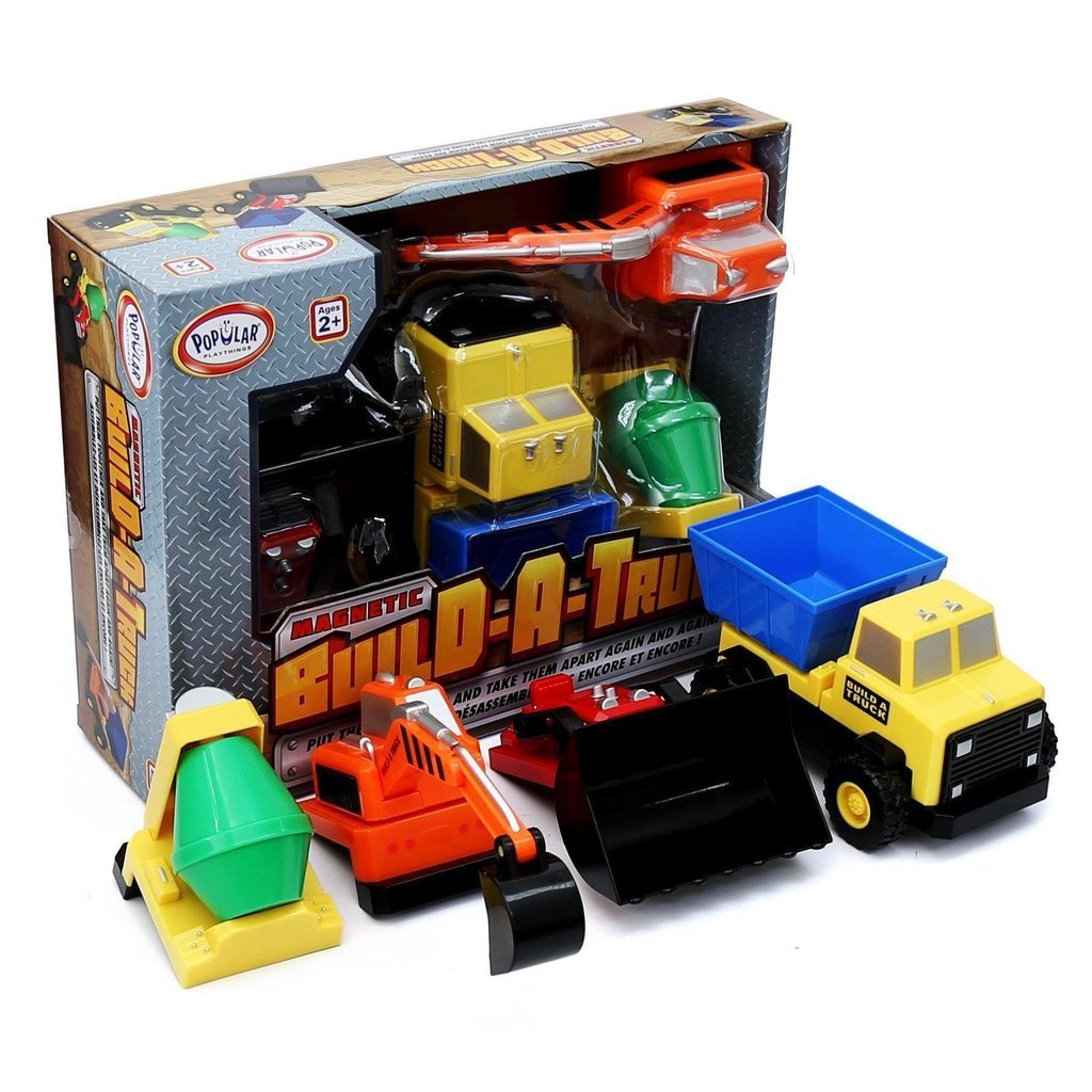 Magnetic Build-A-Truck Construction-Popular Playthings-The Red Balloon Toy Store