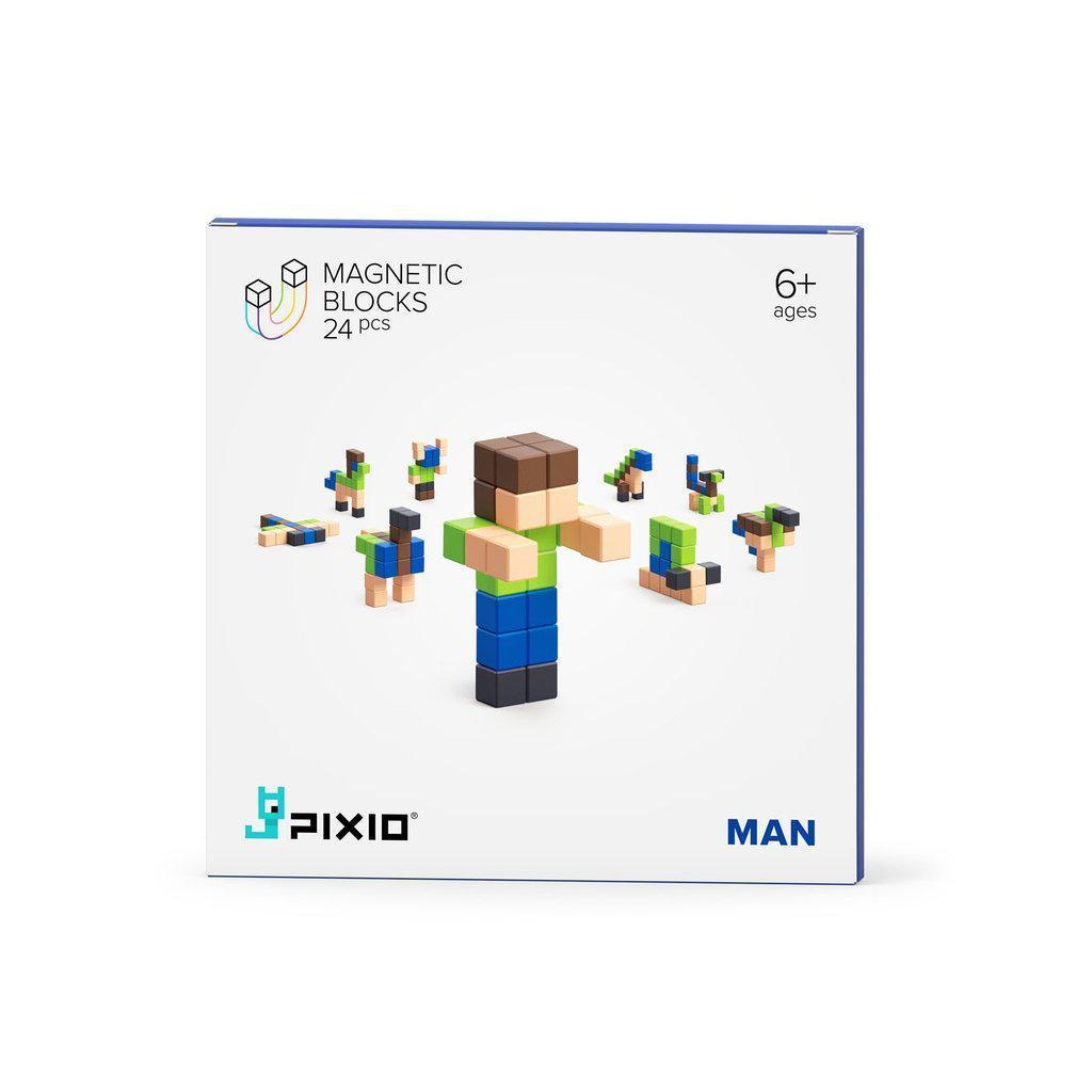 Man - 24 Blocks - Pixio-Pixio-The Red Balloon Toy Store