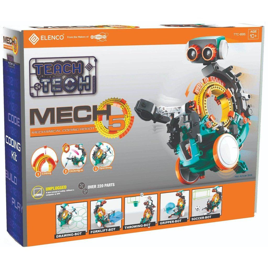 Mech 5 - Mechanical Coding Robot-Elenco-The Red Balloon Toy Store