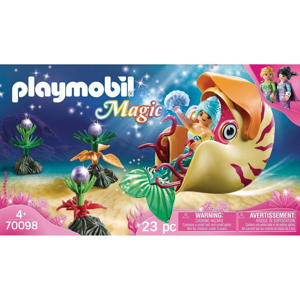 Mermaid with Sea Snail Gondola-Playmobil-The Red Balloon Toy Store