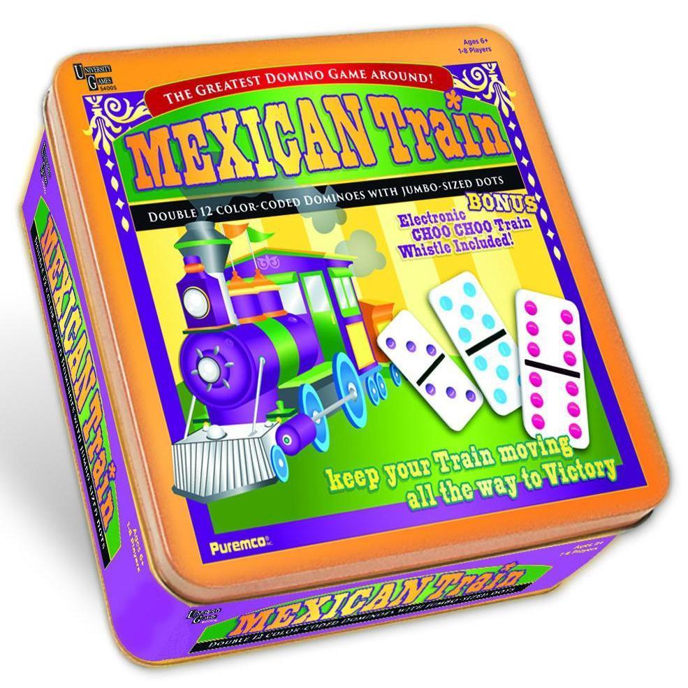 Mexican Train Dominoes-University Games-The Red Balloon Toy Store