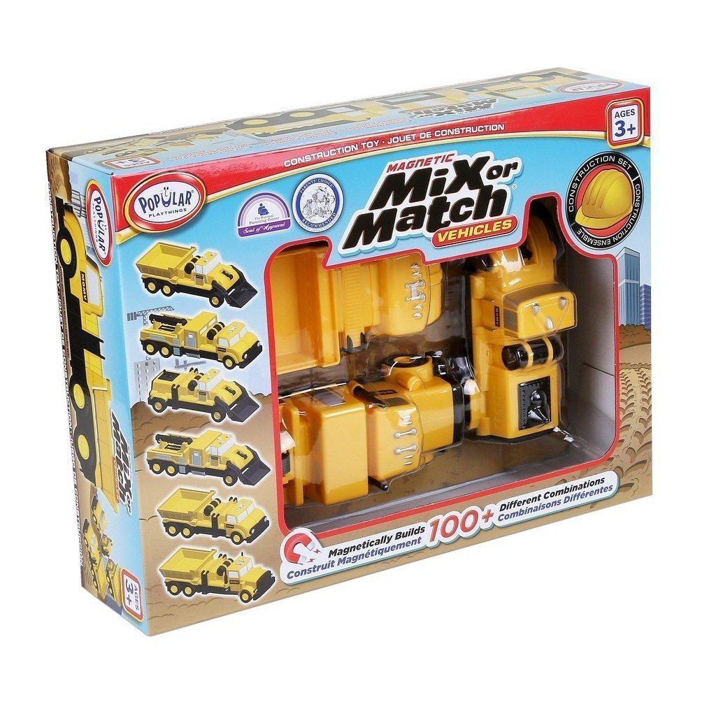 Mix or Match Vehicles Construction-Popular Playthings-The Red Balloon Toy Store