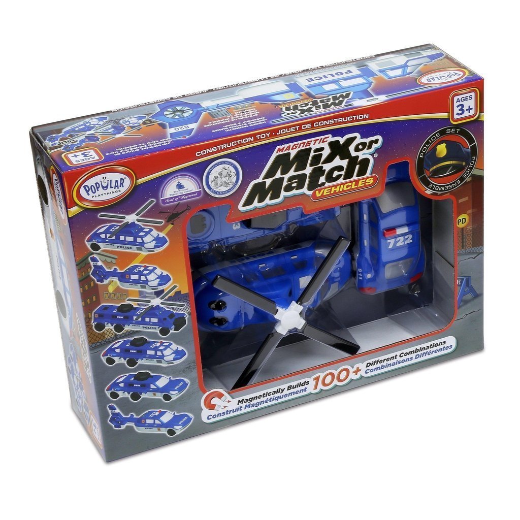 Mix or Match Vehicles Police-Popular Playthings-The Red Balloon Toy Store