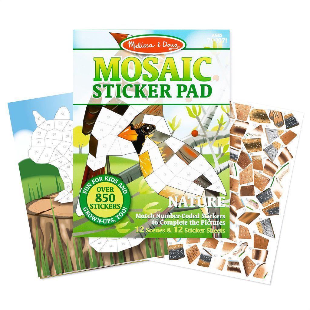 Mosaic Sticker Pad - Nature-Melissa & Doug-The Red Balloon Toy Store