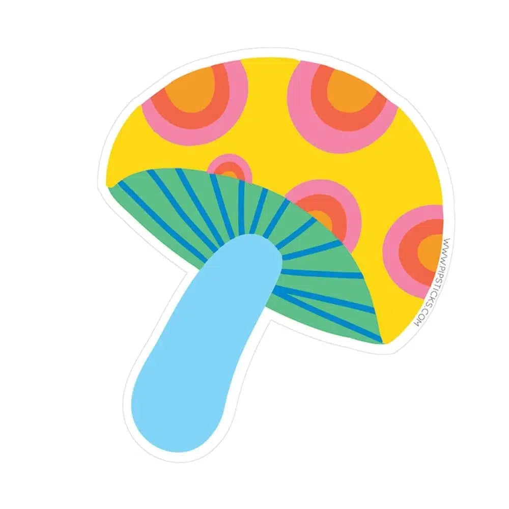 Mushroom Vinyl Sticker-PipStickers-The Red Balloon Toy Store