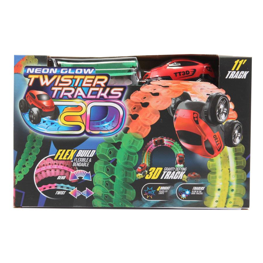 Neon Glow Twister Tracks 3D-Mindscope-The Red Balloon Toy Store