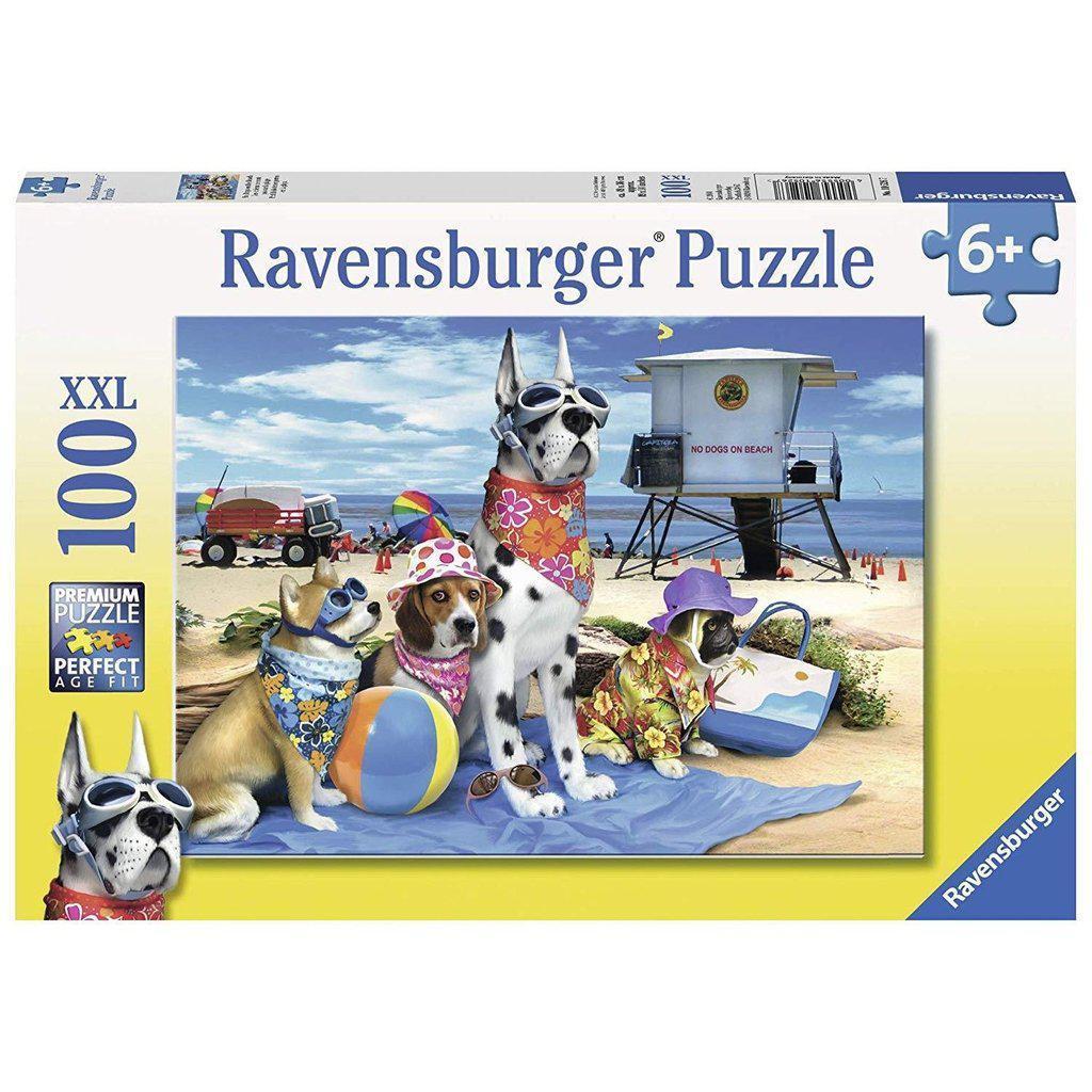 No Dogs on the Beach 100pc-Ravensburger-The Red Balloon Toy Store