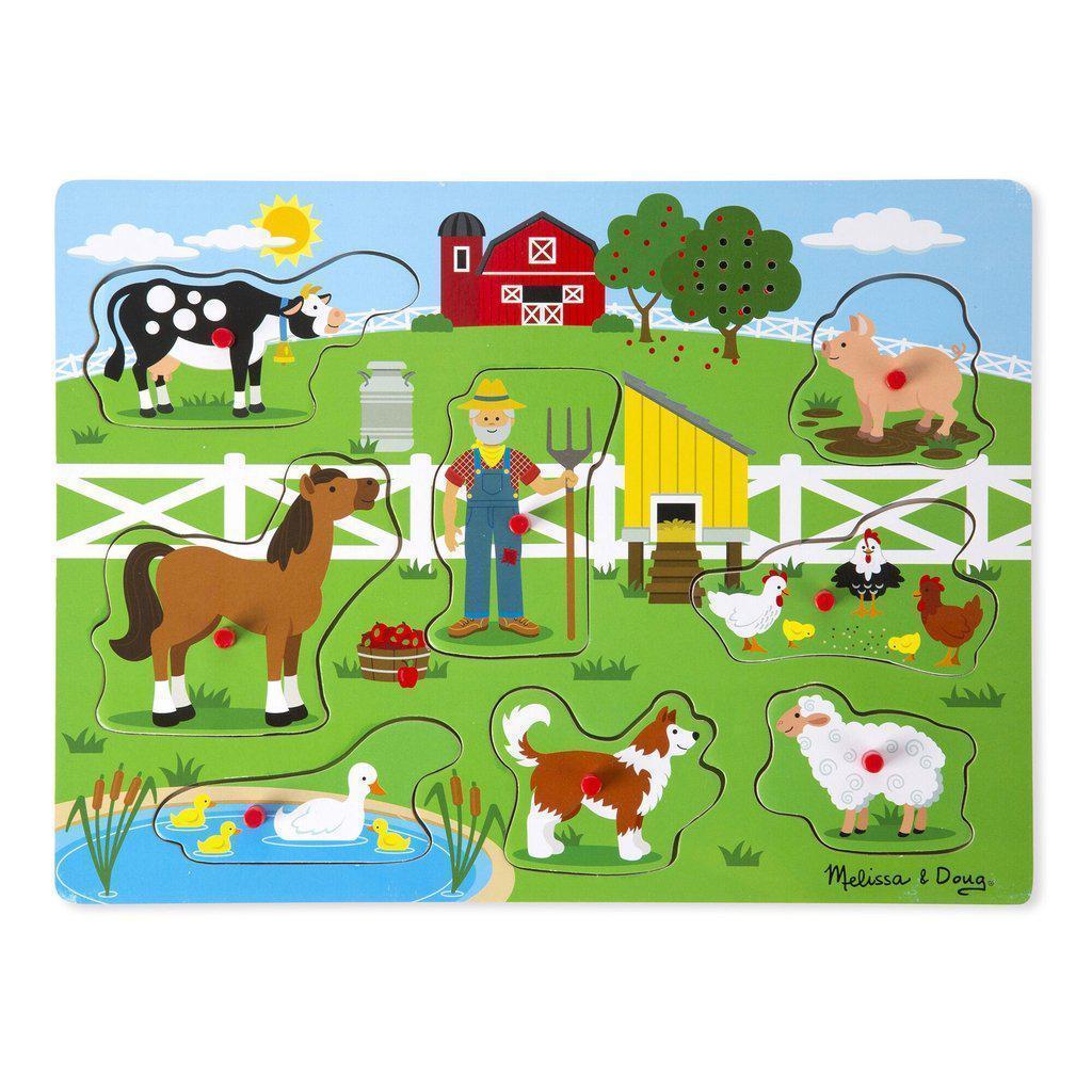 Old MacDonald's Farm Sound Puzzle-Melissa & Doug-The Red Balloon Toy Store