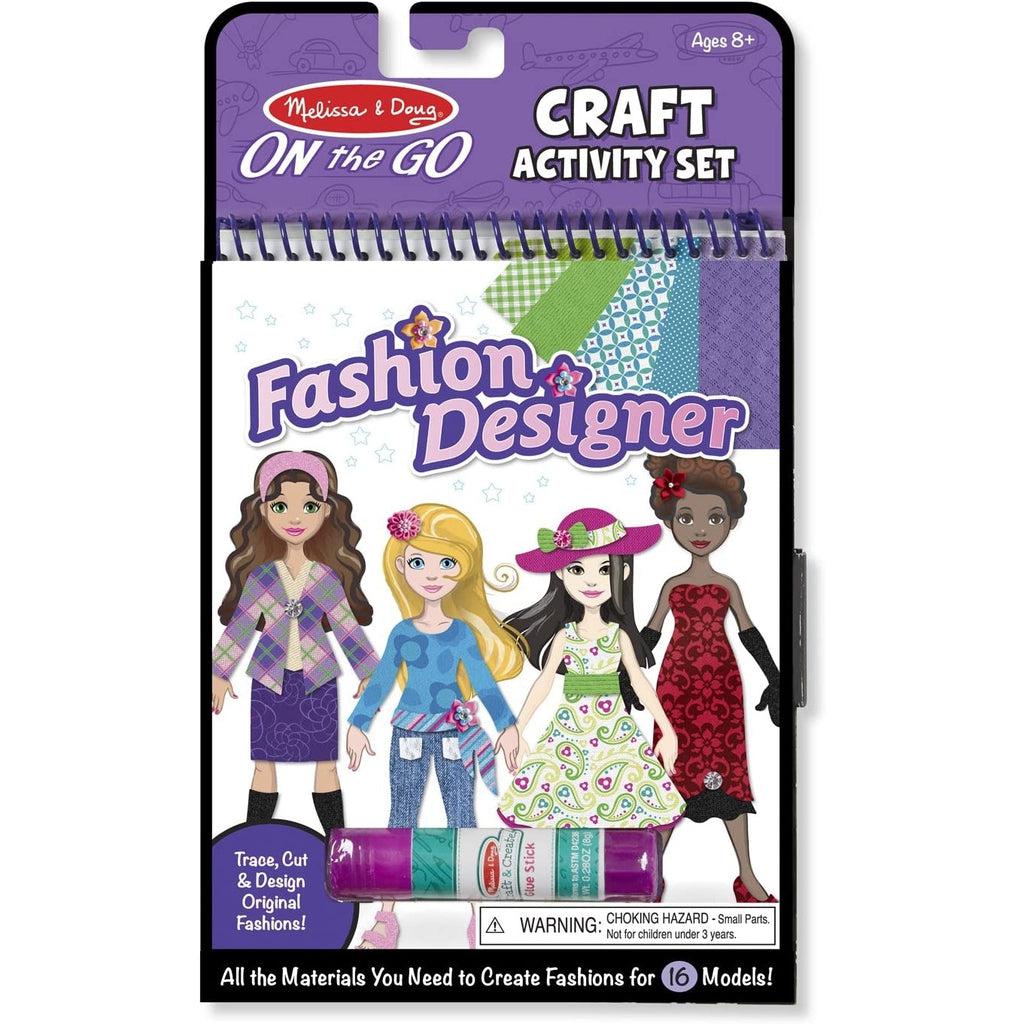 On-the-Go Craft Activity Set - Fashion Designer-Melissa & Doug-The Red Balloon Toy Store