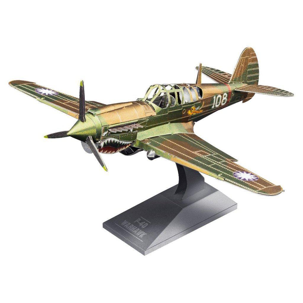 P-40 Warhawk Model-Metal Earth-The Red Balloon Toy Store