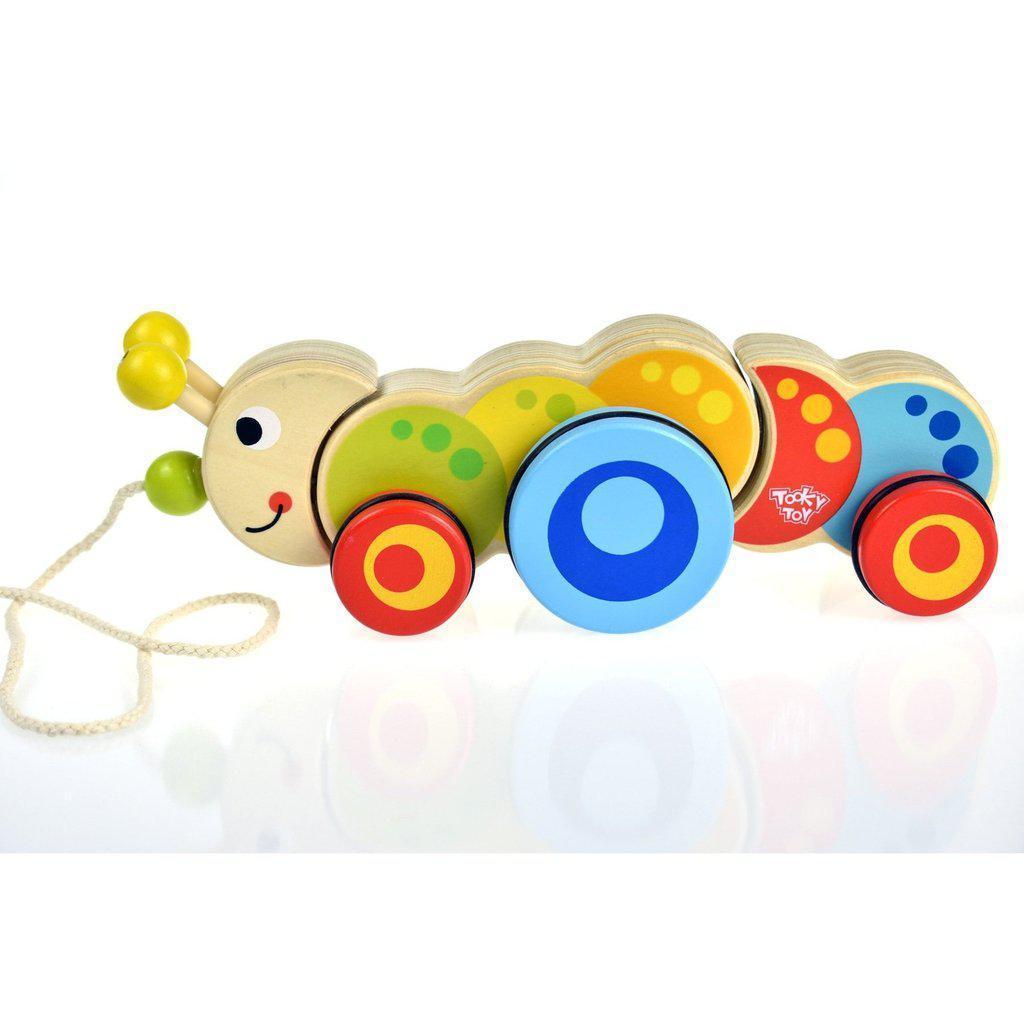 Pull Along-Caterpillar-Tooky Toy-The Red Balloon Toy Store