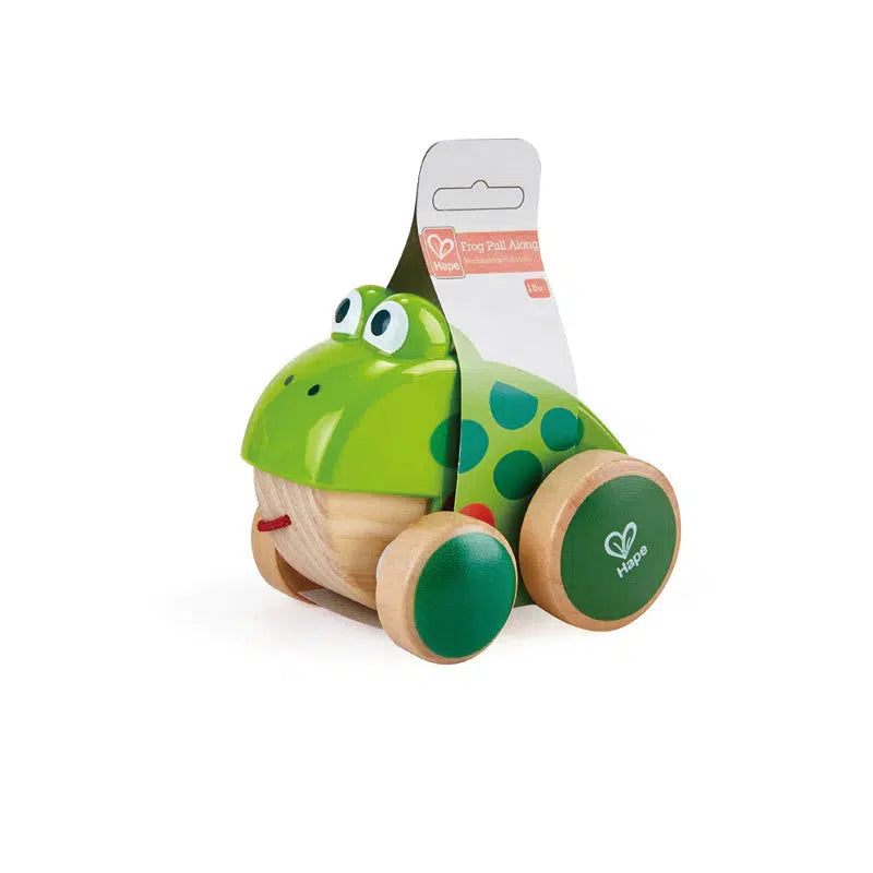 Pull Along Frog-Hape-The Red Balloon Toy Store