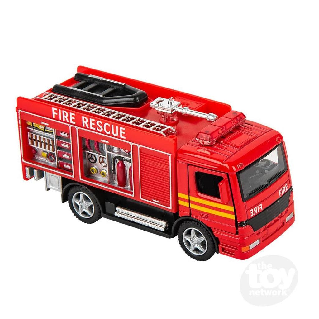 Pull Back Rescue Fire Engine-The Toy Network-The Red Balloon Toy Store