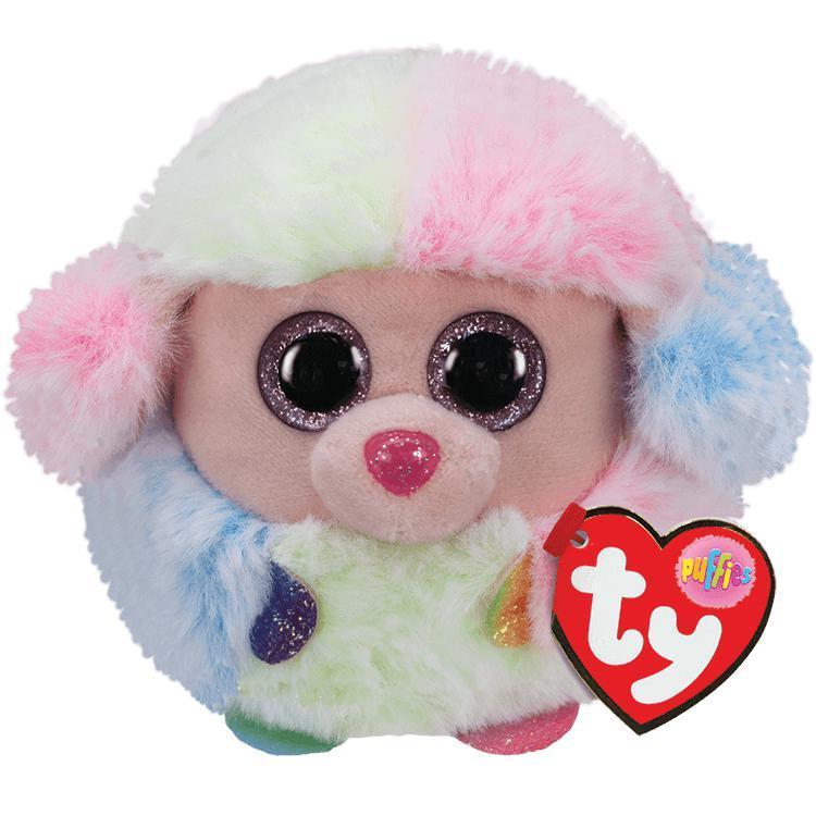 Rainbow - Poodle Puffies-Ty-The Red Balloon Toy Store