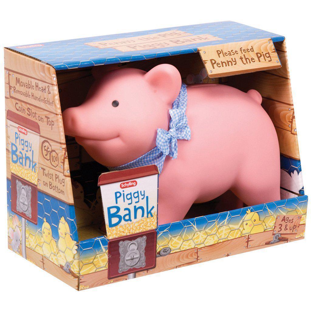 Rubber Piggy Bank-Schylling-The Red Balloon Toy Store