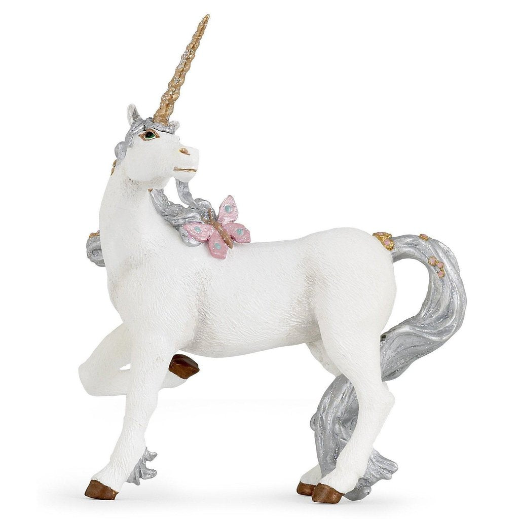 Silver Unicorn-Papo-The Red Balloon Toy Store