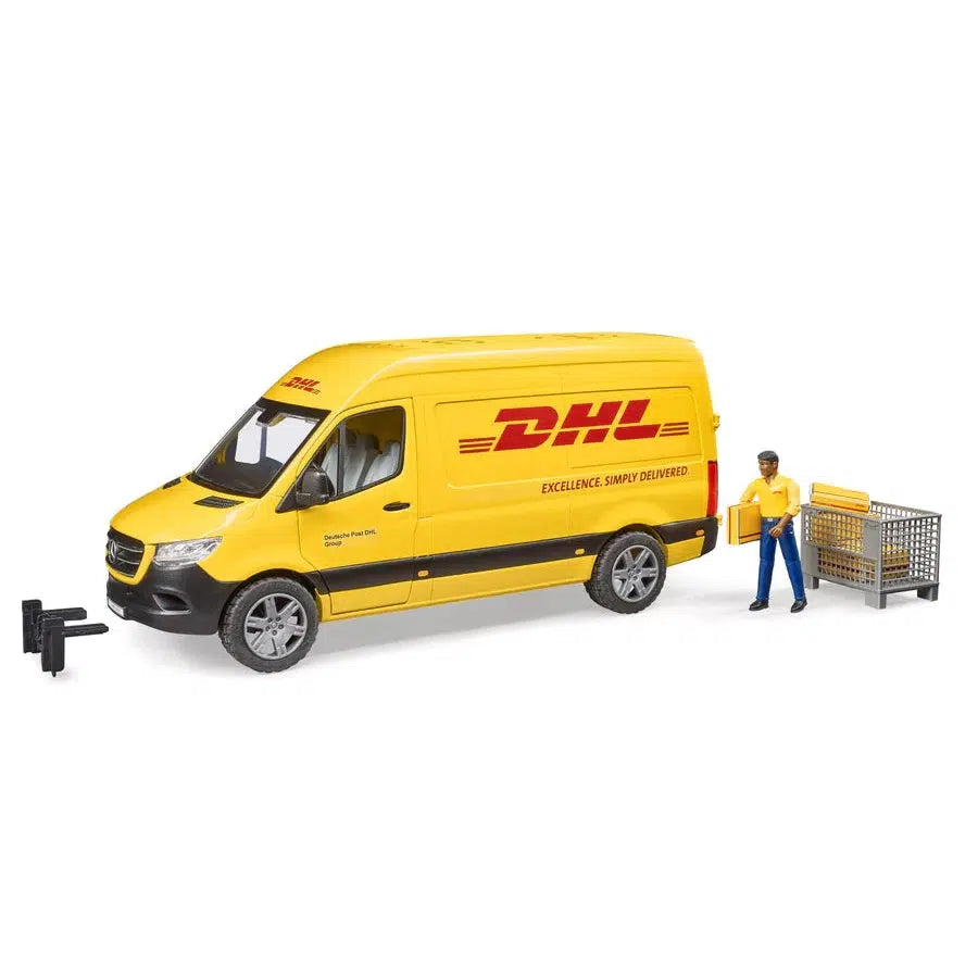 Sprinter DHL with Driver-Bruder-The Red Balloon Toy Store