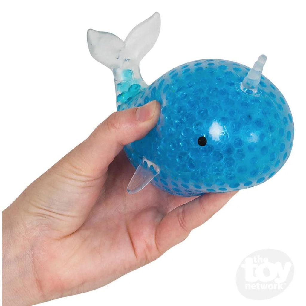 Squeezy Bead Light-Up Narwhal-The Toy Network-The Red Balloon Toy Store