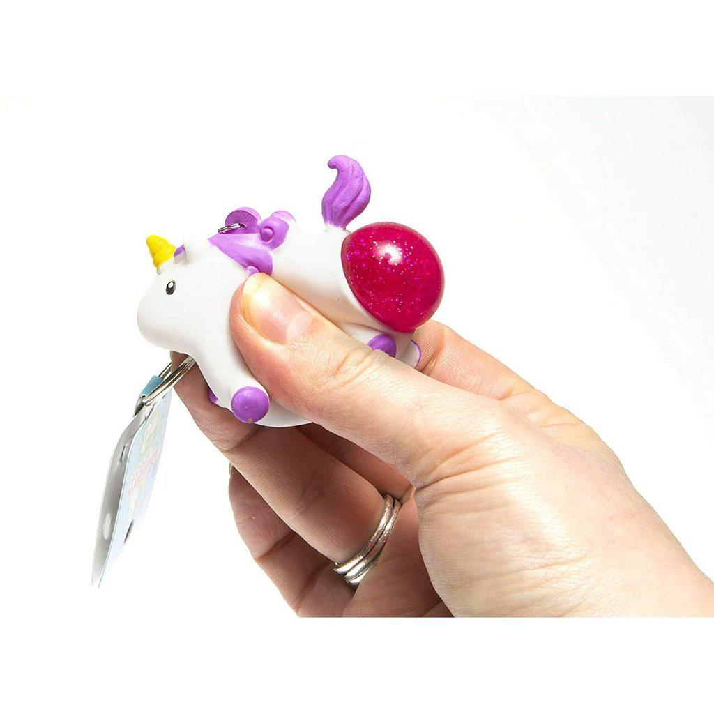 Squeezy Unicorn Keyring-Keycraft-The Red Balloon Toy Store