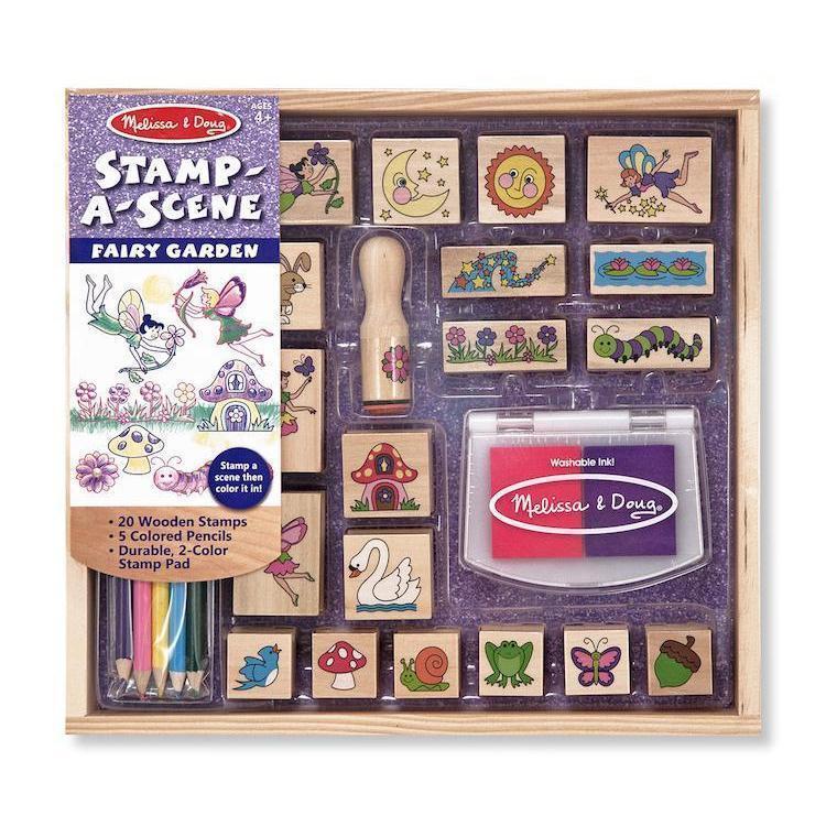 Stamp-a-Scene-Fairy Garden-Melissa & Doug-The Red Balloon Toy Store