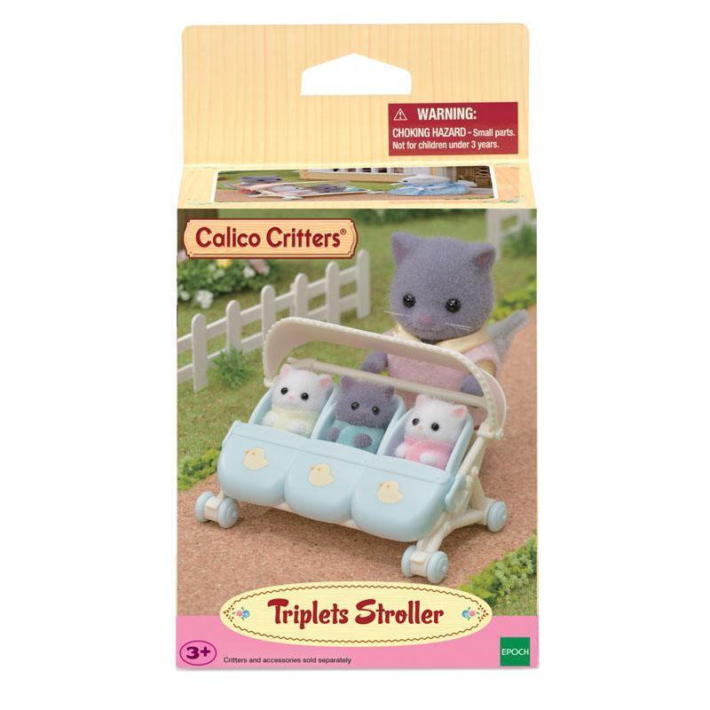 Triplets Stroller-Calico Critters-The Red Balloon Toy Store