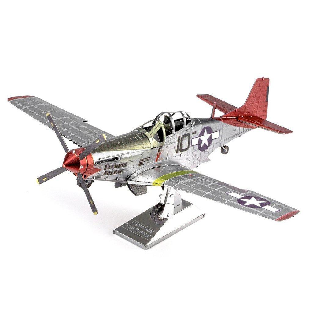 Tuskegee Airmen P-51D Mustang Model-Metal Earth-The Red Balloon Toy Store