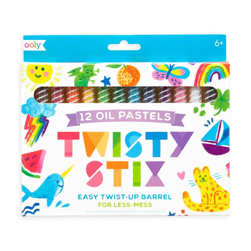 Twisty Stix Oil Pastels-OOLY-The Red Balloon Toy Store