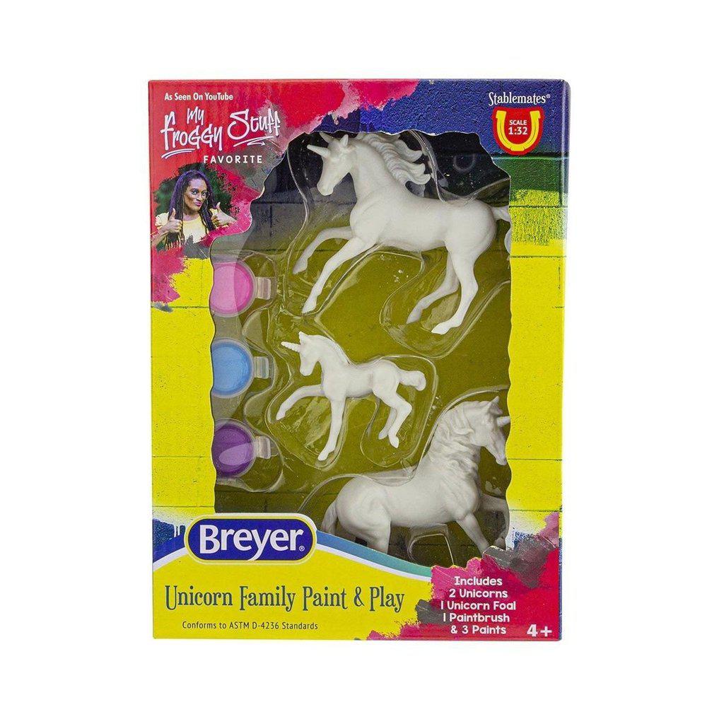 Unicorn Family Paint & Play-Breyer-The Red Balloon Toy Store