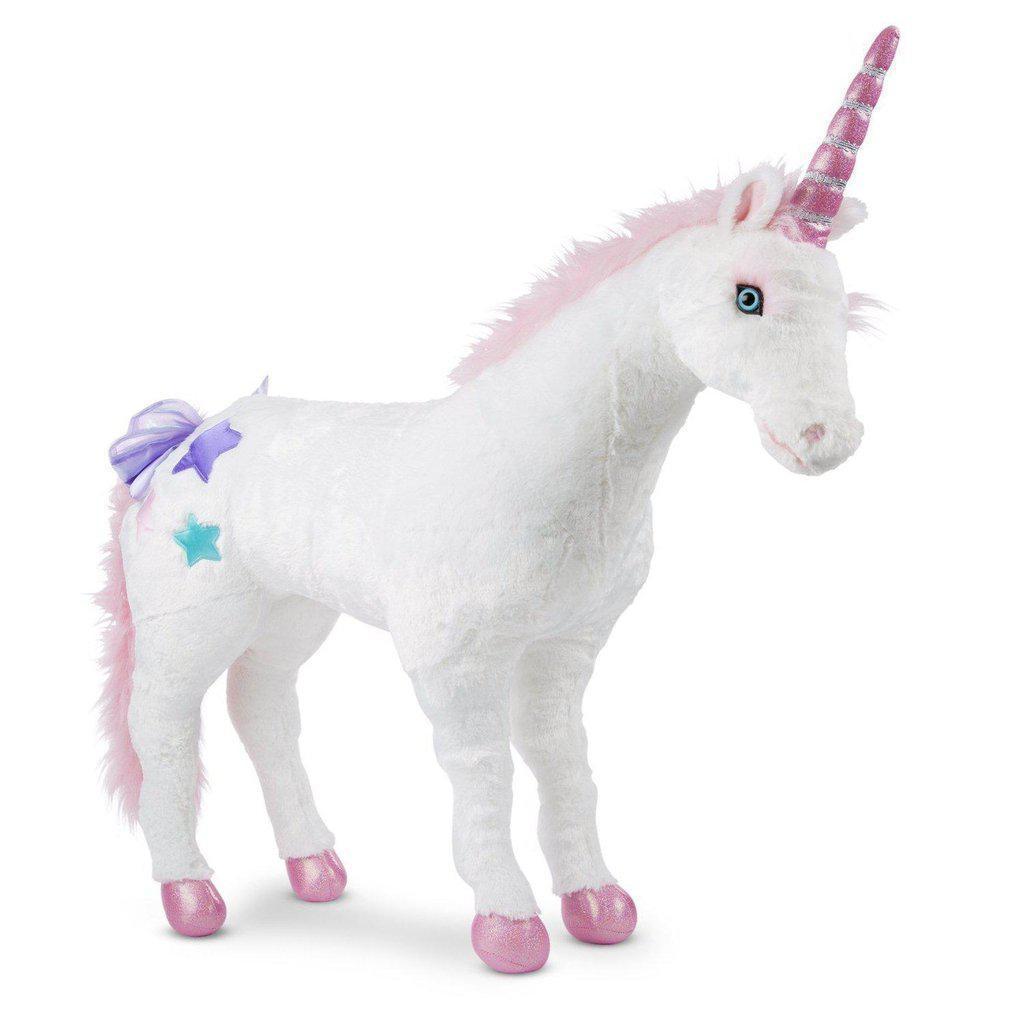 Unicorn - Plush-Melissa & Doug-The Red Balloon Toy Store