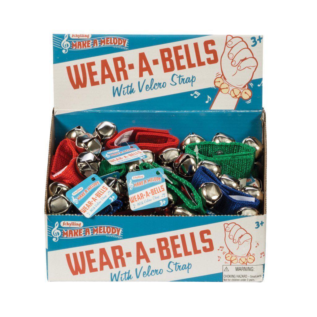 Velcro Hand Bells (Assorted)-Schylling-The Red Balloon Toy Store