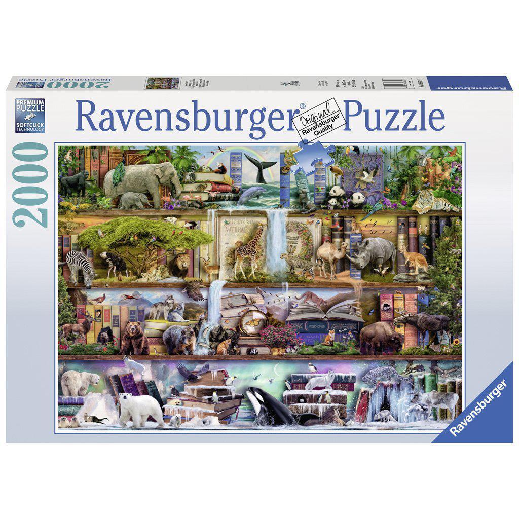 Wild Kingdom Shelves 2000pc-Ravensburger-The Red Balloon Toy Store